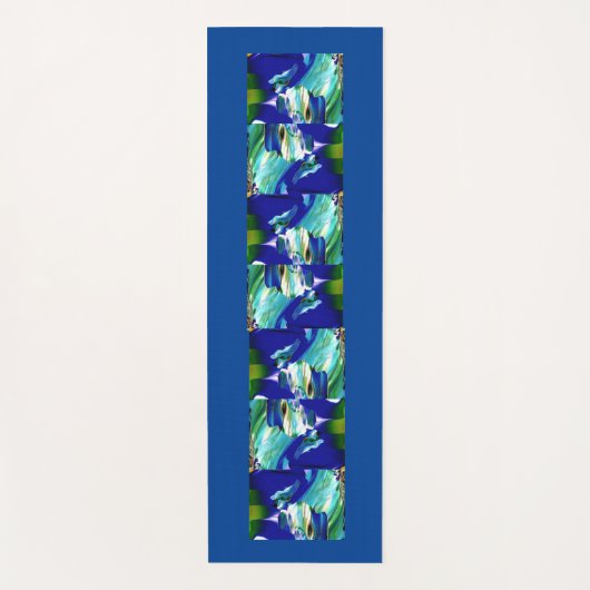 Cool Blue Yoga Mat (Voorkant)