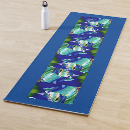 Cool Blue Yoga Mat