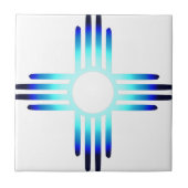 Cool Blue Zia Tegeltje (Voorkant)