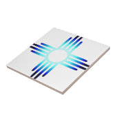 Cool Blue Zia Tegeltje (Zijkant)