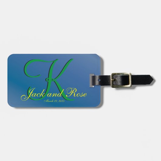 Cool Blueberry Fab Budget Bagagelabel (Voorkant horizontaal)