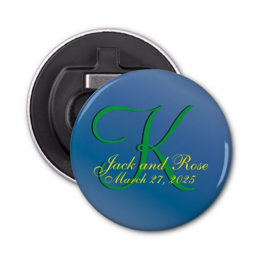 Cool Blueberry Fab Budget Button Flesopener (Voorkant)