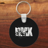 Cool BMX Bike Bicycle BMX Rider Sleutelhanger (Voorkant)