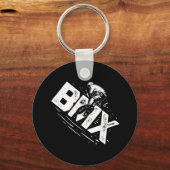 Cool BMX Freestyle BMX Bike Rider Sleutelhanger (Voorkant)