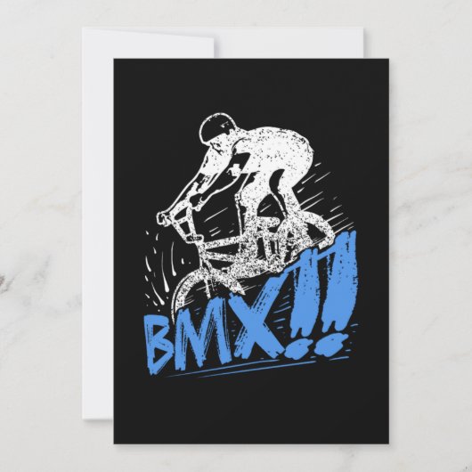 Cool BMX Freestyle BMX Rider Gift Idee Kaart (Voorkant)