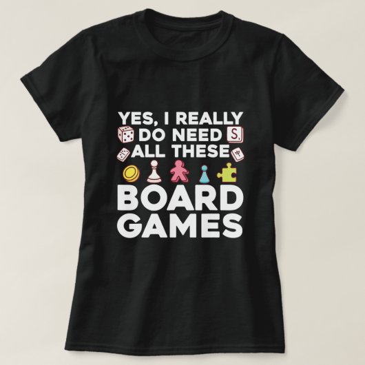 Cool Board Game Art voor Mannen Board Games Tabl T-shirt (Design voorkant)