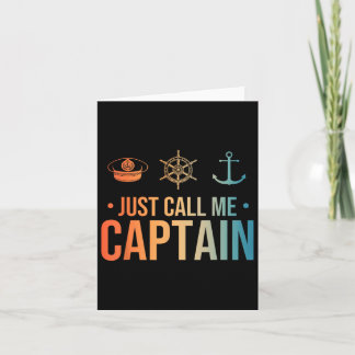 Cool Boat Captain Art Voor Mannen Vrouwen Zeilboot Kaart