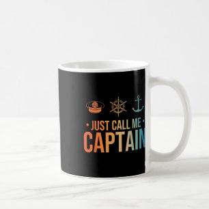 Cool Boat Captain Kunst Voor Mannen Vrouwen Zeilbo Koffiemok