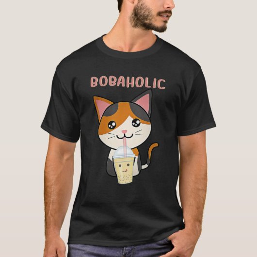 Cool Boba Holic Boba Bubble Tea 1 T-shirt (Voorkant)