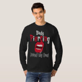 Cool Body Piercing Saved My Soul Tattoo Artists T-shirt (Voorkant volledig)