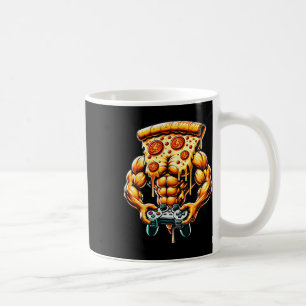 Cool Bodybuilding Gamer Pizza Cadeau Koffiemok