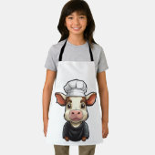 Cool Boerderij Dierenvriend Art Schattige Chef Koe Schort (Insitu)