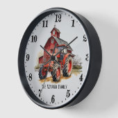 Cool boerderij tractor familienaam toevoegen (Hoek)