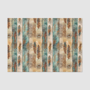 Cool Boho Westerne tegelpatroon decoupage Tissuepapier