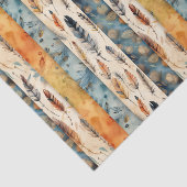 Cool Boho Westerne tegelpatroon decoupage Tissuepapier (Detail)