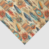 Cool Boho Westerne tegelpatroon decoupage Tissuepapier (Detail)