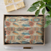 Cool Boho Westerne tegelpatroon decoupage Tissuepapier (Geschenk)