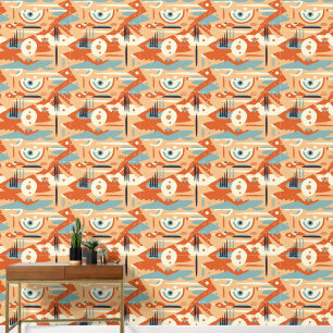 Cool Boho zuidwestelijke patroon betegeld Behang