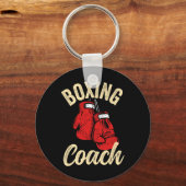 Cool Bokstrainer Rode Handschoenen Kickboksen Kick Sleutelhanger (Voorkant)