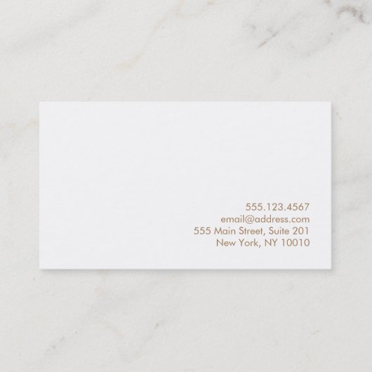 Cool Bold Geometric Red Visitekaartje (Achterkant)