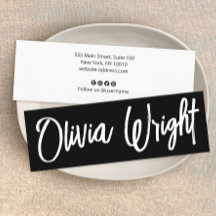 Cool Bold Signature Script Typography Modern Black