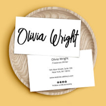 Cool Bold Signature Script Typography Moderne Whit