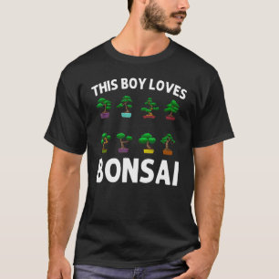 Cool Bonsai Boom Voor Jongens Kinderen Plant Vrouw T-shirt