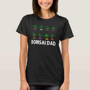 Cool Bonsai Boom Voor Vader Papa Plant Vrouw Japan T-shirt