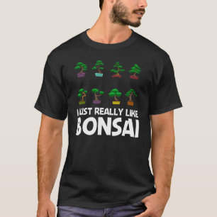 Cool Bonsai Tree for Men Women Plant Lady Japans T-shirt