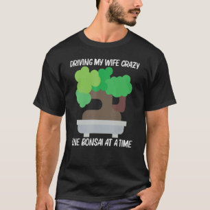 Cool Bonsai voor mannen Papa Boys Tree Plant Garde T-shirt