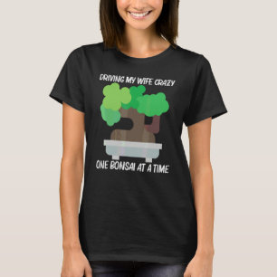 Cool Bonsai voor mannen vader jongens boom plant t T-shirt