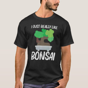Cool Bonsai voor mannen vrouwen boom plant tuin 1 T-shirt