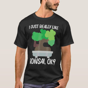 Cool Bonsai voor mannen vrouwen boom plant tuin 1 T-shirt