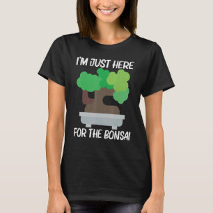Cool Bonsai voor mannen vrouwen boom plant tuin T-shirt