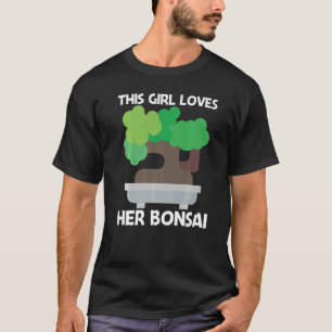 Cool Bonsai voor meisjes Kinder Plant Tuin 1 T-shirt