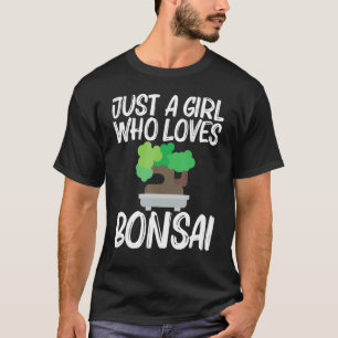 Cool Bonsai Voor Meisjes Kinderen Boom Plant Tuin T-shirt