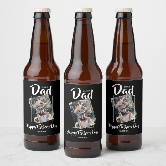 Cool Bonus dad | foto | Bier Etiket (Flessen)