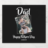 Cool Bonus dad | foto | Bier Etiket (Enkel label)