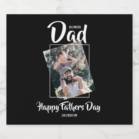 Cool Bonus dad | foto | Bier Etiket (Enkel label)