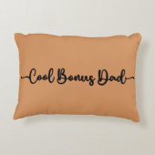 Cool Bonus Papa Happy Vaderdag | Accent Kussen (Achterkant)