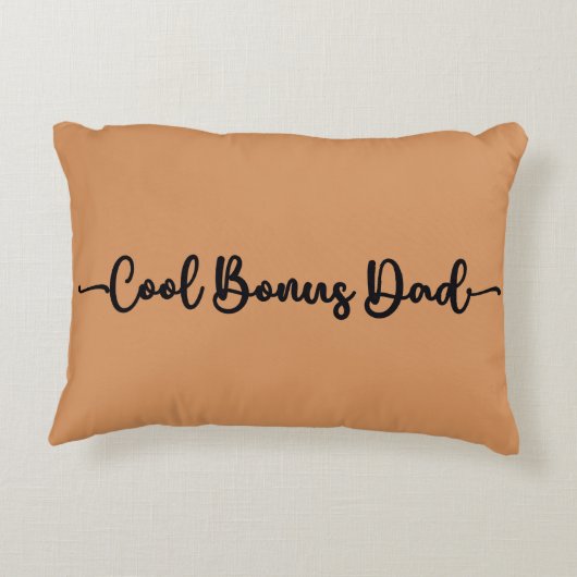 Cool Bonus Papa Happy Vaderdag | Accent Kussen (Achterkant)