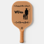 Cool Bonus Papa Happy Vaderdag | Pickleball Paddle (Achterkant)