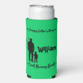 Cool Bonus Papa Happy Vaderdag | Seltzer Blikjeskoeler (Seltzer Voorkant)