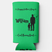 Cool Bonus Papa Happy Vaderdag | Seltzer Blikjeskoeler (Achterkant)