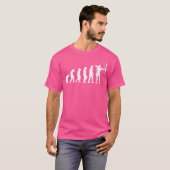 Cool boogschieten evolutie compound boog boogschut t-shirt (Voorkant volledig)