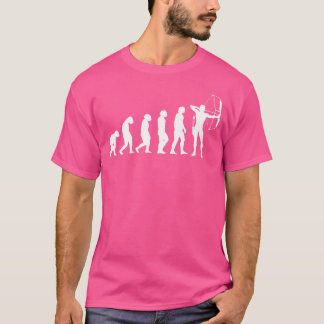Cool boogschieten evolutie compound boog boogschut t-shirt