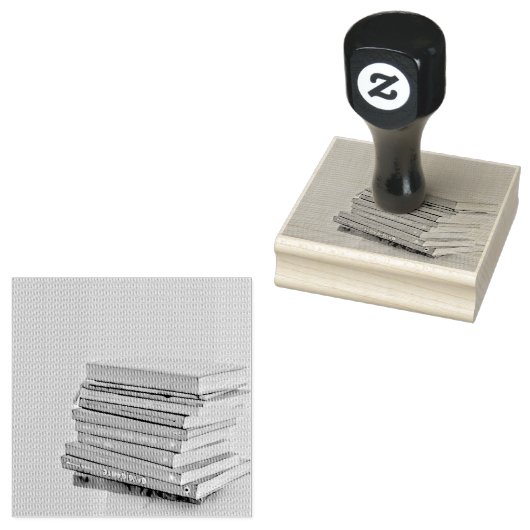 Cool book gift rubberstempel (Gestempeld)