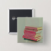 Cool book gift vierkante button 5,1 cm (Voorkant /achterkant)