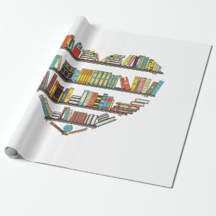 Cool Books Reading Men Women Book Literacy L Cadeaupapier