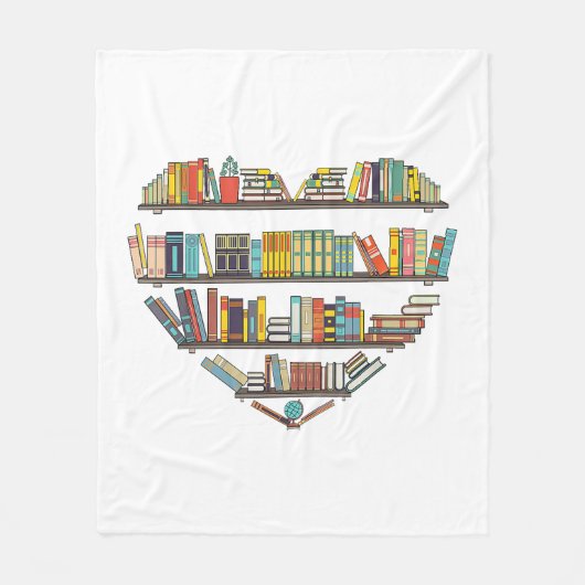 Cool Books Reading Men Women Book Literacy L Fleece Deken (Voorkant)